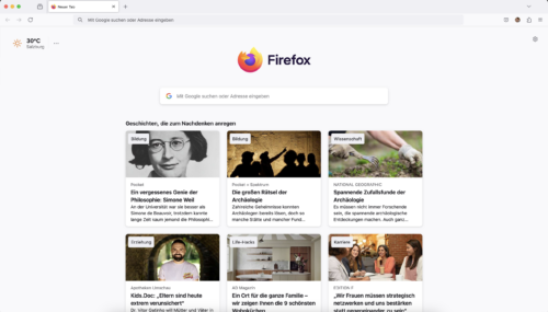 Einzigartige Firefox-Features 2024