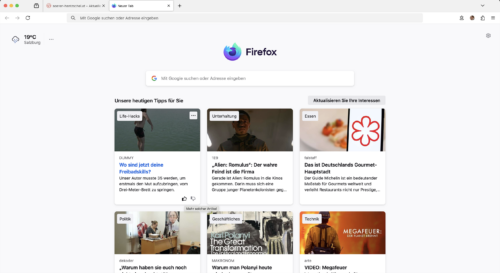 Personalisierte Pocket-Empfehlungen in Firefox 130